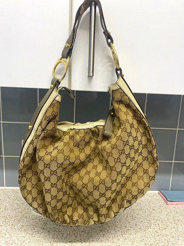 Gucci canvas shoulder bag - gucci,