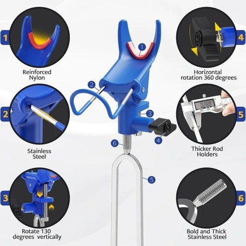 360 adjustable fishing - adjustable, rod