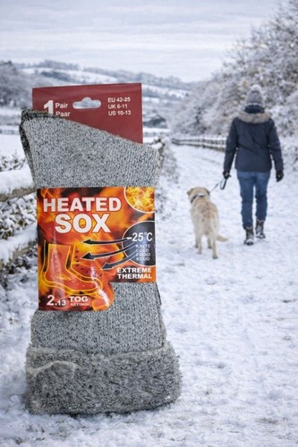 Mens thermal heated socks - mens,