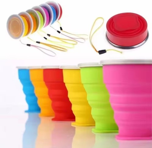 1pc folding travel cup - 1pc, 200ml