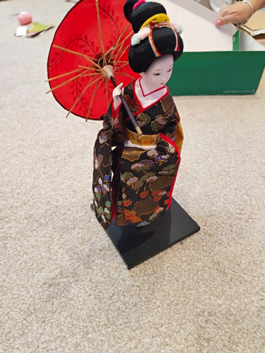 Vintage japanese geisha doll - vintage,