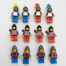 LEGO Vintage Classic Castle x12 Knights 6080 Complete Set cas108 cas222 cas190