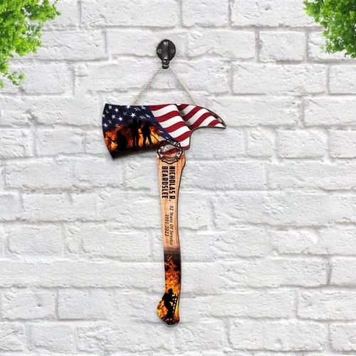 Custom firefighter axe wooden - custom,