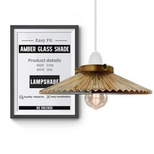 Vintage Amber Glass Ceiling