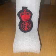 Rare HM Telegraph ships GPO petty officer Badge Queens Crown