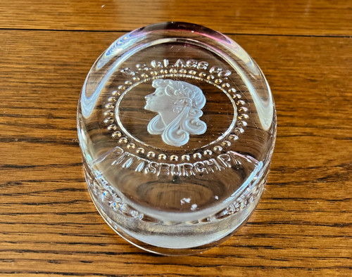 Stunning antique oval glass - antique,
