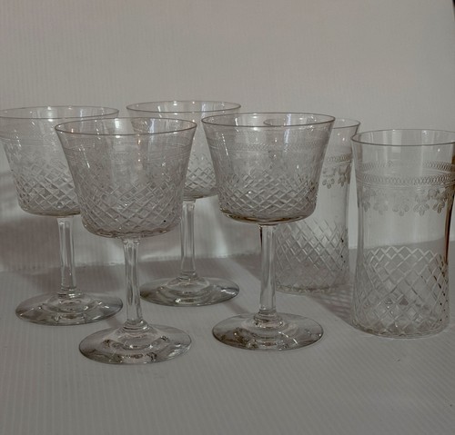 Edwardian etched pall mall - edwardian,