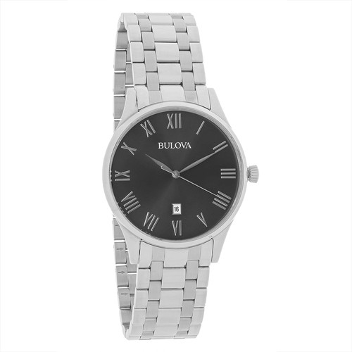 Bulova men charcoal dial - bulova,