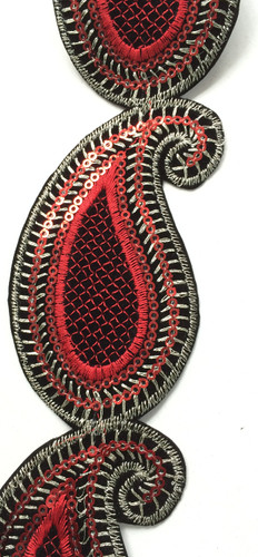Multicoloured iron paisley - multicoloured,