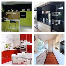 Metallic Brushed Vinyl Wrap Bedrooms Furniture Vinyl Wrap KITCHEN Cabinet 