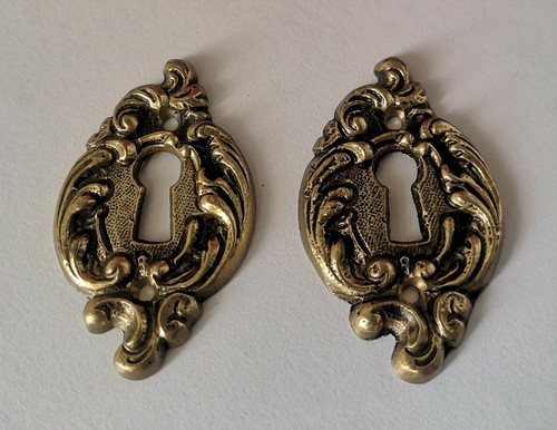 Pair vintage keyhole - -,