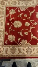 Fable Red & Cream Rug 160cm X