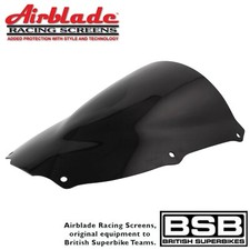 KAWASAKI ZX-6R NINJA J1 2000 DARK SMOKED DOUBLE BUBBLE AIRBLADE SCREEN