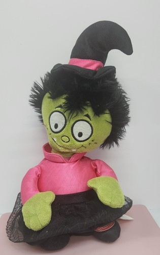 Halloween witch plush animated - halloween,
