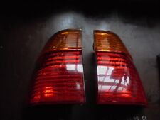 bmw e39 estate 5 series rear lights from 2002 orange/red facelift
