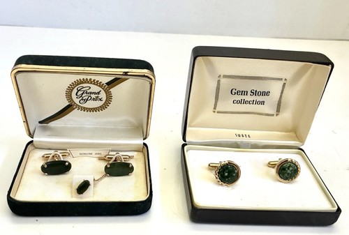 Vintage swank genuine jade - vintage,