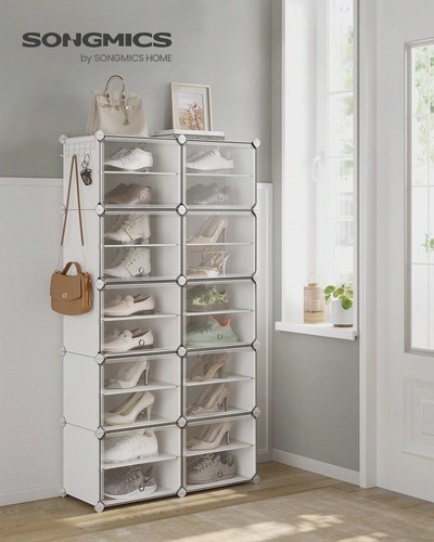 Modular shoe rack - rack, pairs