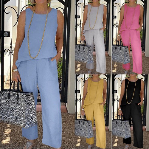 Womens sleeveless suit - suit, vest