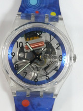 A 1994 Swatch SPECIAL EDITION ACCESS Watch SKK103Z CLEARENCE ZURICH EDITION RARE