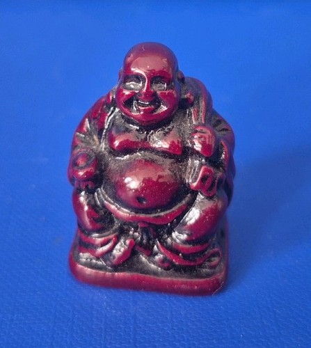 Miniature buddha statue red - buddha,