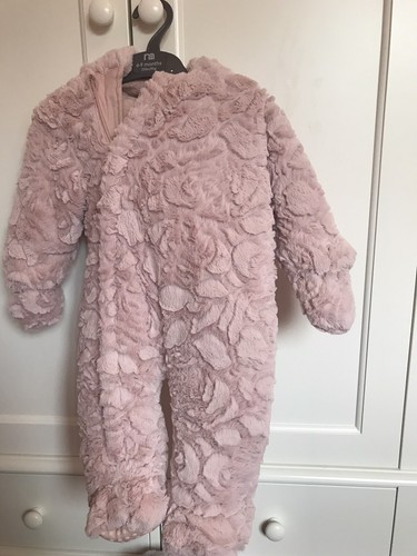Mothercare girls pramsuit - girls,