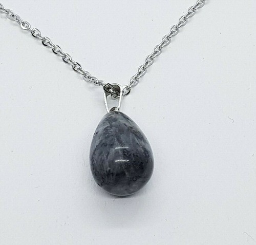 Black tourmaline necklace - black,