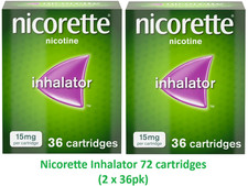 72 Nicorette 15mg Inhalator