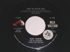 Henry Mancini Push The Button Max! He Shouldn't-A 45 Rpm Record RCA 8691 VG++