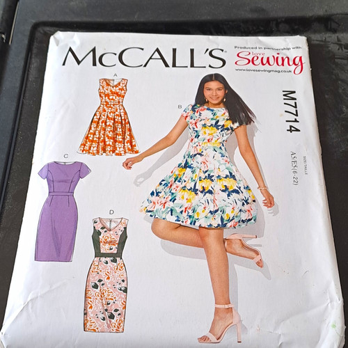 Mccall m7714 dress sewing - mccall’s,