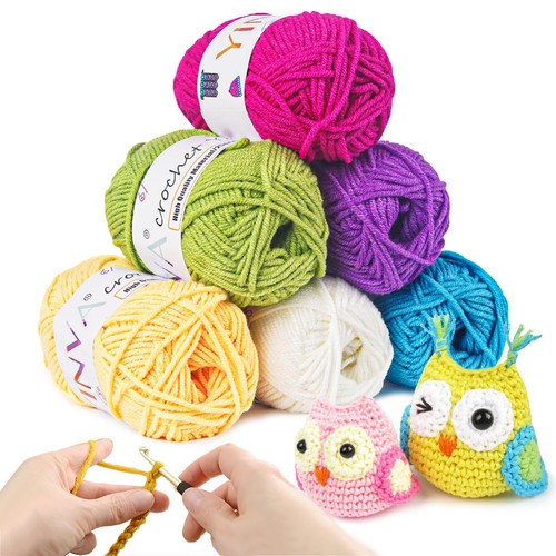 Crochet yarn colors 25g - 6, x