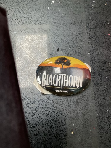 Blackthorn oval fisheye badge - oval,