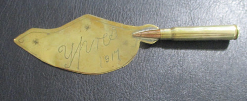 Ww1 1917 trench art brass - 1917,