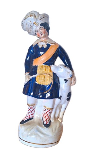 Victorian staffordshire figure - victorian,