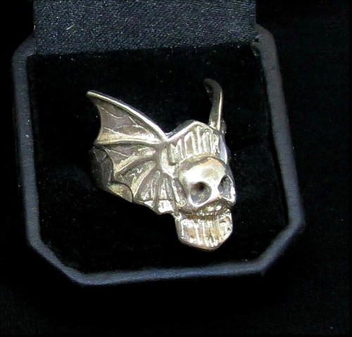 Bikers skull sterling silver - ,
