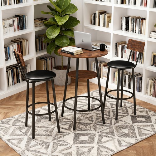 3pcs round bar table and - bar,