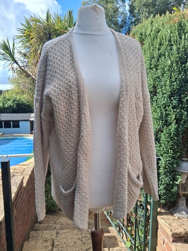 Topshop beige waffle open - beige,