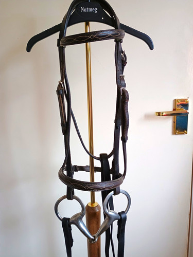 Horse bridle black english - horse,