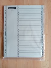 1 to 31 Dividers A4~Impega