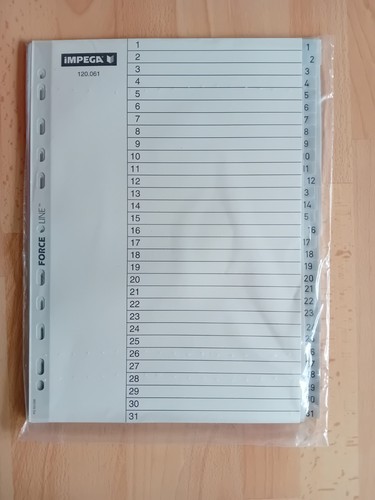 Dividers a4 impega - 1,