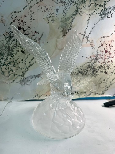 Glass eagle ornament - glass,