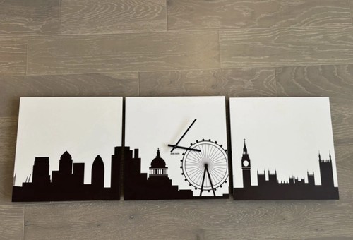 Wall clock famous buildings - clock,