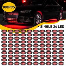 100X Red LED Rock Lights For