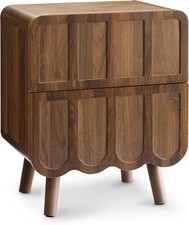 Luxury Walnut Bedside Table