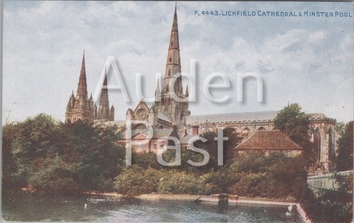 Vintage lichfield cathedral - vintage,