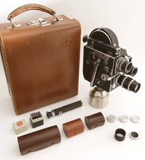 Paillard Bolex H16 Standard 16mm Film Camera No.96404 with 3 lenses