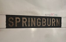 K121 Glasgow Tram Destination Blind 34" Scottish  Gift - Springburn
