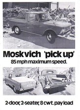 Moskvich 1500 8cwt Pick Up