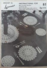 Vintage Lyscordet Crochet Patterns  B3