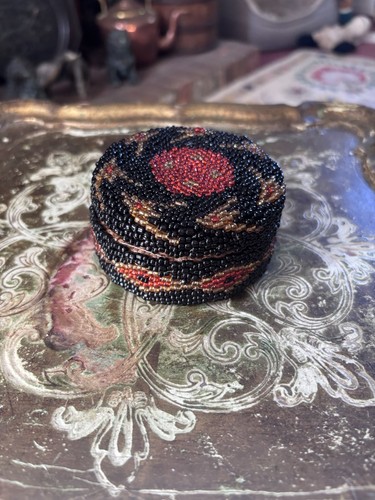 Handmade african beaded lidded - handmade,