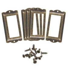 Metal Label Holders, 85x40mm